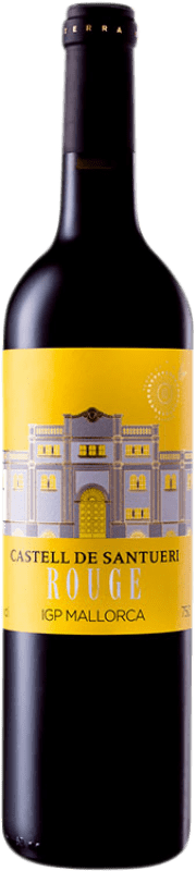 15,95 € 免费送货 | 红酒 Terra de Falanis Castell de Santueri Rouge I.G.P. Vi de la Terra de Mallorca 马略卡 西班牙 Cabernet Sauvignon, Callet, Mantonegro 瓶子 75 cl