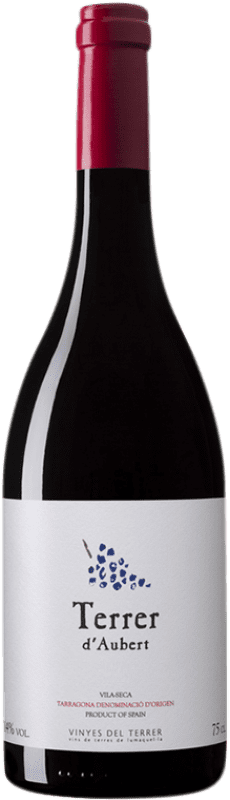 31,95 € Spedizione Gratuita | Vino rosso Vinyes del Terrer Terrer d'Aubert Crianza D.O. Tarragona Catalogna Spagna Grenache, Cabernet Sauvignon Bottiglia Magnum 1,5 L