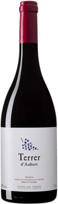 33,95 € Spedizione Gratuita | Vino Rosso Vinyes del Terrer Terrer d'Aubert Crianza — Invecchiato in Botte D.O. Tarragona Catalogna Spagna Garnacha — Grenache, Cabernet Sauvignon Bottiglia Magnum 1,5 L