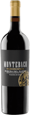 24,95 € 免费送货 | 红葡萄酒 Montebaco 甄选, 特别 D.O. Ribera del Duero 卡斯蒂利亚莱昂 西班牙 Tempranillo — 丹魄 75 cl