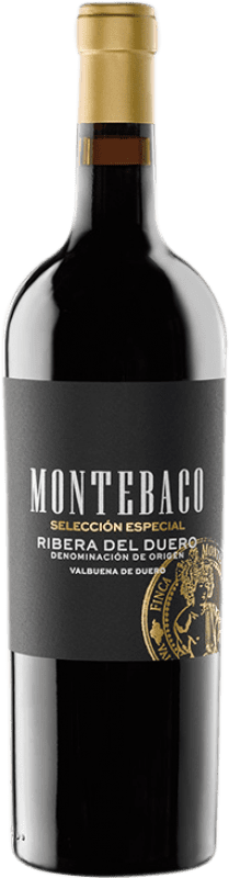 23,95 € Бесплатная доставка | Красное вино Montebaco Selección Especial D.O. Ribera del Duero Кастилия-Леон Испания Tempranillo бутылка 75 cl