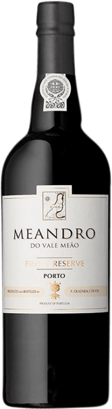 19,95 € Free Shipping | Fortified wine Quinta do Vale Meão Meandro Finest Reserve I.G. Porto Porto Portugal Touriga Franca, Touriga Nacional, Tinta Roriz, Tinta Barroca Bottle 75 cl