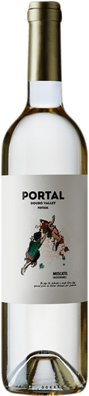 9,95 € Envío gratis | Vino blanco Quinta do Portal I.G. Douro Douro Portugal Moscatel Botella 75 cl