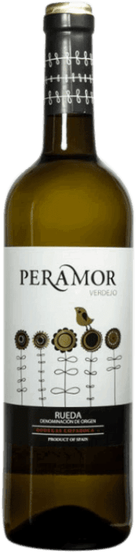 3,95 € Envío gratis | Vino blanco Copaboca Peramor D.O. Rueda España Verdejo Botella 75 cl