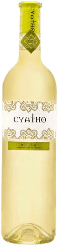 3,95 € Spedizione Gratuita | Vino bianco Cyatho D.O. Rueda Spagna Verdejo Bottiglia 75 cl