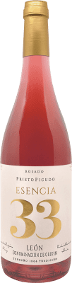 6,95 € Envío gratis | Vino Rosado Meoriga Esencia 33 D.O. León España Prieto Picudo 75 cl