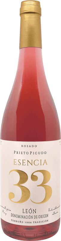 5,95 € Envío gratis | Vino rosado Meoriga Esencia 33 D.O. León España Prieto Picudo Botella 75 cl