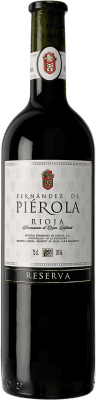 18,95 € Kostenloser Versand | Rotwein Piérola Reserve D.O.Ca. Rioja Spanien Tempranillo Flasche 75 cl