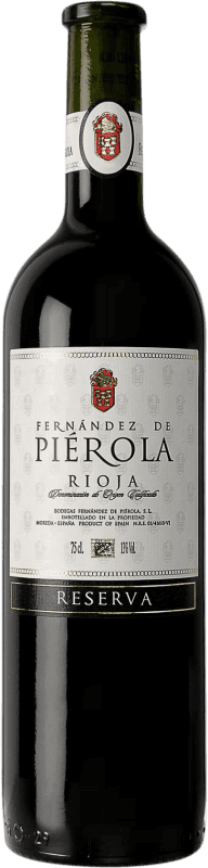 19,95 € Spedizione Gratuita | Vino rosso Piérola Riserva D.O.Ca. Rioja Spagna Tempranillo Bottiglia 75 cl