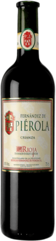 15,95 € Envoi gratuit | Vin rouge Piérola Crianza D.O.Ca. Rioja Espagne Tempranillo Bouteille 75 cl