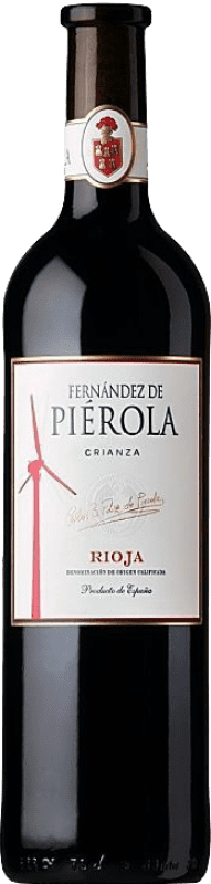9,95 € Envio grátis | Vinho Tinto Piérola Crianza D.O.Ca. Rioja Espanha Tempranillo 75 cl