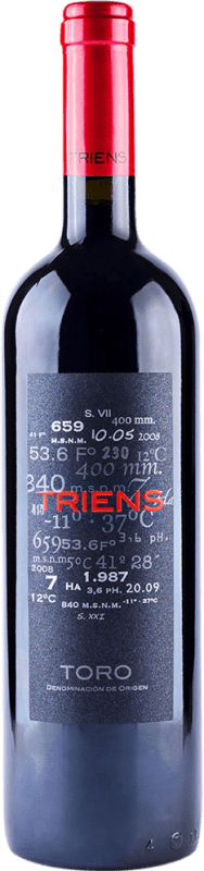 9,95 € Spedizione Gratuita | Vino Rosso Legado de Orniz Triens Crianza — Invecchiato in Botte D.O. Toro Spagna Tinta de Toro 75 cl