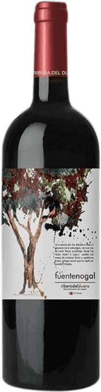 4,95 € 免费送货 | 红酒 Solterra Fuente Nogal 年轻的 D.O. Ribera del Duero 西班牙 Tempranillo 瓶子 75 cl