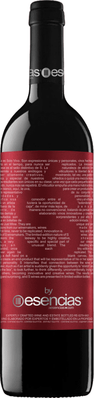 19,95 € Бесплатная доставка | Красное вино Esencias «S8» 8 Meses Crianza — Крианса D.O. Ribera del Duero Кастилия-Леон Испания Tempranillo — Темпранильо 75 cl
