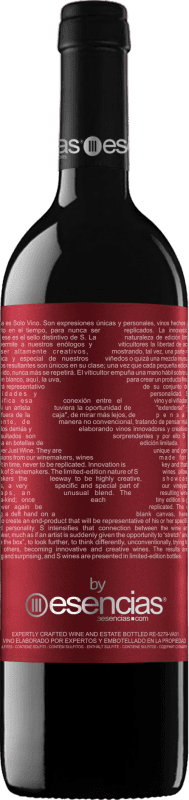 19,95 € Free Shipping | Red wine Esencias «S8» 8 Meses Aged D.O. Ribera del Duero Castilla y León Spain Tempranillo Bottle 75 cl