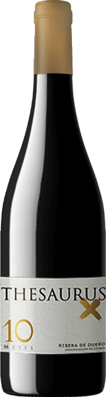 9,95 € Envoi gratuit | Vin rouge Thesaurus X 10 Meses Crianza D.O. Ribera del Duero Castille et Leon Espagne Tempranillo Bouteille 75 cl