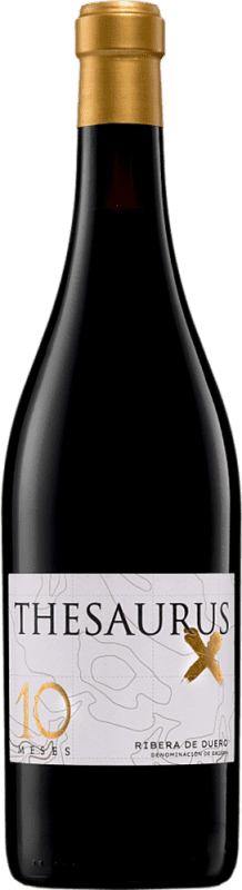 24,95 € Free Shipping | Red wine Thesaurus X 10 Meses Aged D.O. Ribera del Duero Castilla y León Spain Tempranillo Bottle 75 cl