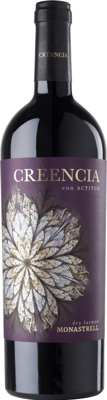 红酒 Hammeken Creencia Actitud 岁 D.O. Jumilla 西班牙 Monastrell 瓶子 75 cl