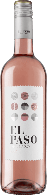 玫瑰酒 Hammeken El Paso del Lazo Rosé 年轻的 I.G.P. Vino de la Tierra de Castilla 西班牙 Tempranillo 瓶子 75 cl