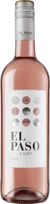Vino Rosato Hammeken El Paso del Lazo Rosé — Rosato Giovane I.G.P. Vino de la Tierra de Castilla Spagna Tempranillo Bottiglia 75 cl