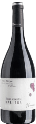 13,95 € Free Shipping | Red wine Viníric Finques Incansables Balitrà Negre Crianza D.O. Empordà Catalonia Spain Grenache Bottle 75 cl