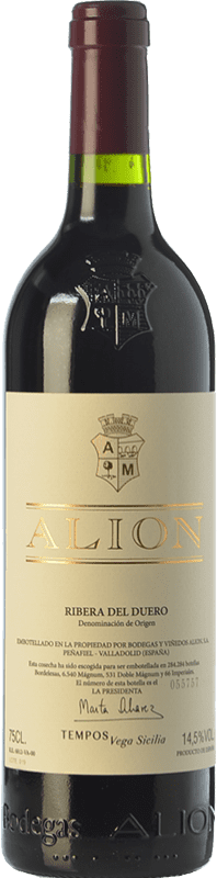 67,95 € Free Shipping | Red wine Alión Aged D.O. Ribera del Duero Castilla y León Spain Tempranillo Magnum Bottle 1,5 L