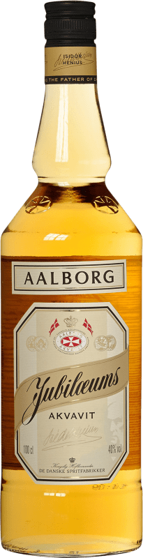 27,95 € Spedizione Gratuita | Liquori Aalborg Akuavit Jubilaemus Danimarca Bottiglia 1 L