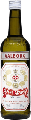 24,95 € Envío gratis | Licores Aalborg Akuavit Taffel Dinamarca Botella 1 L