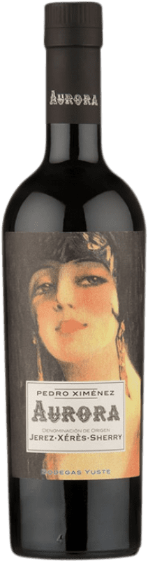 25,95 € Kostenloser Versand | Süßer Wein Yuste PX Aurora D.O. Jerez-Xérès-Sherry Andalusien Spanien Pedro Ximénez Flasche 75 cl