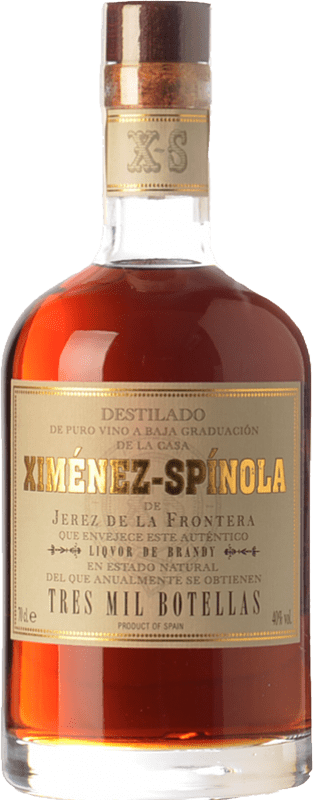 179,95 € Free Shipping | Brandy Ximénez-Spínola Solera Tres Mil Botellas 3000 D.O. Jerez-Xérès-Sherry Andalusia Spain Bottle 70 cl