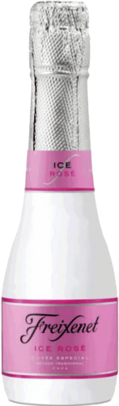 5,95 € Free Shipping | Rosé sparkling Freixenet Ice Rosado Semi-Dry Semi-Sweet D.O. Cava Catalonia Spain Grenache, Pinot Black, Chardonnay Small Bottle 20 cl