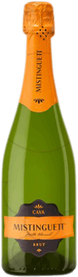 6,95 € 免费送货 | 白起泡酒 Vallformosa Mistinguett 香槟 D.O. Cava 加泰罗尼亚 西班牙 Macabeo, Xarel·lo, Parellada 半瓶 37 cl