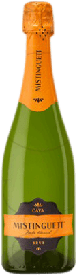 6,95 € Kostenloser Versand | Weißer Sekt Vallformosa Mistinguett Brut — Herb D.O. Cava Katalonien Spanien Macabeo, Xarel·lo, Parellada Halbflasche 37 cl