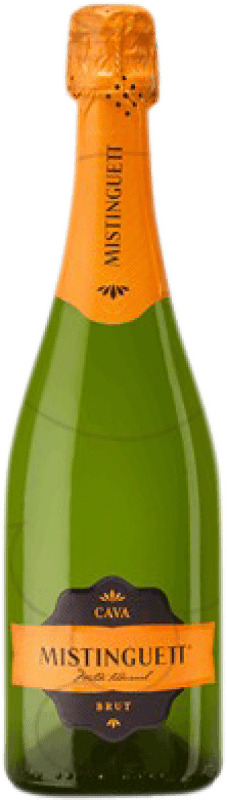 6,95 € 送料無料 | 白のスパークリングワイン Vallformosa Mistinguett Brut — ブリュット D.O. Cava カタロニア スペイン Macabeo — マカベオ, Xarel·lo — チャレッロ, Parellada — パレリャーダ ハーフボトル 37 cl