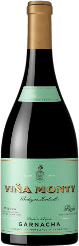 43,95 € Kostenloser Versand | Rotwein Montecillo Viña Monty Reserve D.O.Ca. Rioja La Rioja Spanien Grenache Flasche 75 cl