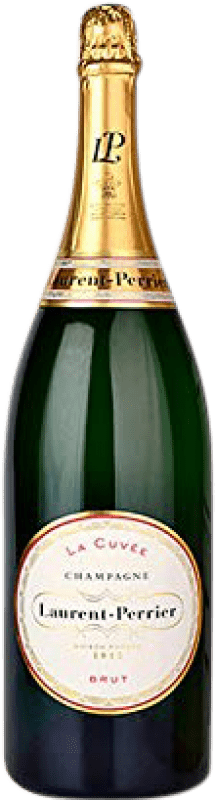 467,95 € Envio grátis | Espumante branco Laurent Perrier Brut Grande Reserva A.O.C. Champagne Champagne França Pinot Preto, Chardonnay, Pinot Meunier Garrafa Jéroboam-Duplo Magnum 3 L