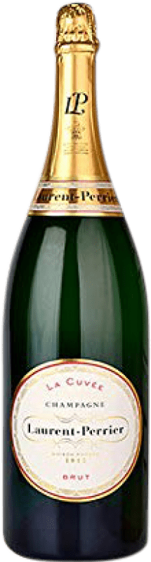 447,95 € Kostenloser Versand | Weißer Sekt Laurent Perrier Brut Große Reserve A.O.C. Champagne Champagner Frankreich Pinot Schwarz, Chardonnay, Pinot Meunier Jeroboam-Doppelmagnum Flasche 3 L