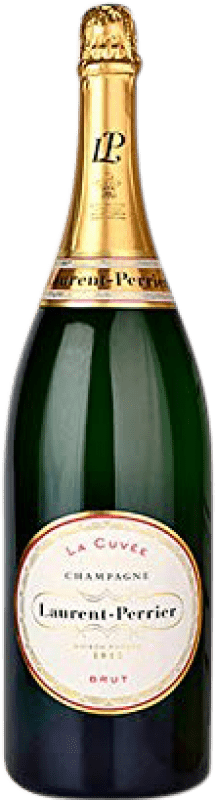 467,95 € Kostenloser Versand | Weißer Sekt Laurent Perrier Brut — Herb Große Reserve — Lange Reifung A.O.C. Champagne Champagner Frankreich Pinot Noir — Spätburgunder, Chardonnay, Pinot Meunier — Schwarzriesling Doppelmagnum Jeroboam-Flasche 3 L
