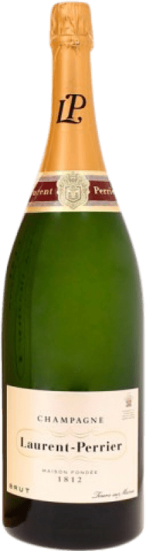 2 001,95 € Envio grátis | Espumante branco Laurent Perrier Brut Grande Reserva A.O.C. Champagne Champagne França Pinot Preto, Chardonnay, Pinot Meunier Botella Balthazar 12 L