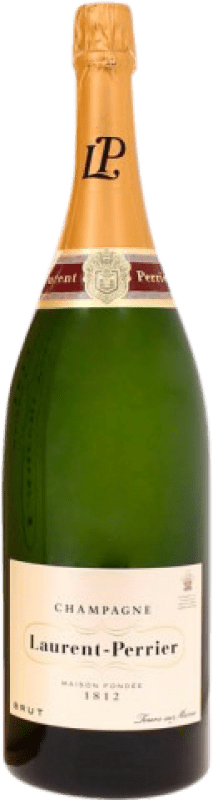 2 289,95 € 免费送货 | 白起泡酒 Laurent Perrier Brut — 起泡酒 干型 特级珍藏 A.O.C. Champagne 香槟酒 法国 Pinot Noir — 黑皮诺, Chardonnay — 莎当妮, Pinot Meunier — 黑皮诺·莫尼耶 巴尔塔萨瓶 — Balthazar 12 L