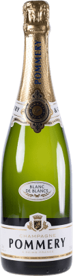 96,95 € Бесплатная доставка | Белое игристое вино Pommery Brut — брют Blanc de Blancs Гран Резерва A.O.C. Champagne шампанское Франция Chardonnay — Шардоне 75 cl