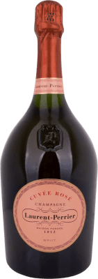 269,95 € Envio grátis | Espumante rosé Laurent Perrier Cuvée Rose Brut Grande Reserva A.O.C. Champagne Champagne França Pinot Preto, Chardonnay, Pinot Meunier Garrafa Magnum 1,5 L