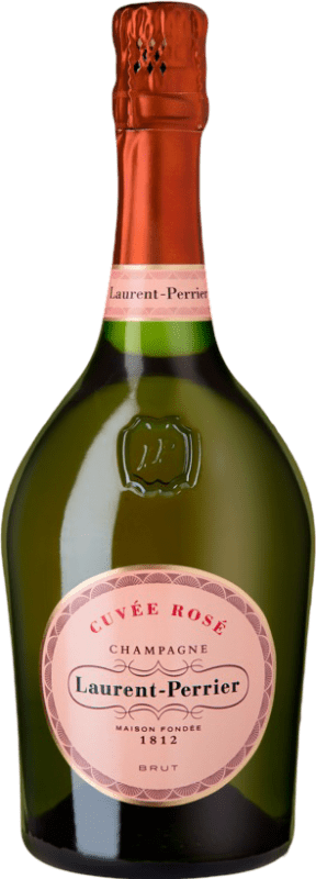 221,95 € Kostenloser Versand | Rosé Sekt Laurent Perrier Brut — Herb Cuvée, Rosé Große Reserve — Lange Reifung A.O.C. Champagne Champagner Frankreich Pinot Noir — Spätburgunder, Chardonnay, Pinot Meunier — Schwarzriesling Magnumflasche 1,5 L