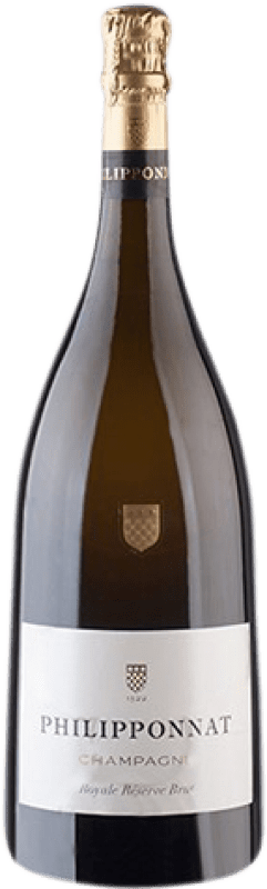 156,95 € Envio grátis | Espumante Branco Philipponnat Brut — Bruto Royale — Real Grande Reserva A.O.C. Champagne Champagne França Pinot Noir, Chardonnay, Pinot Meunier Garrafa Magnum 1,5 L