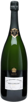 1 644,95 € Envio grátis | Espumante branco Bollinger La Grande Année Brut Grande Reserva A.O.C. Champagne Champagne França Pinot Preto, Chardonnay Garrafa Jéroboam-Duplo Magnum 3 L