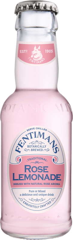 2,95 € Envio grátis | Refrescos e Mixers Fentimans Rose Lemonade Reino Unido Garrafa Pequena 20 cl