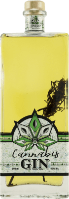 35,95 € Free Shipping | Genever Gin Hill's Euphoria Czech Republic Medium Bottle 50 cl Cannabis