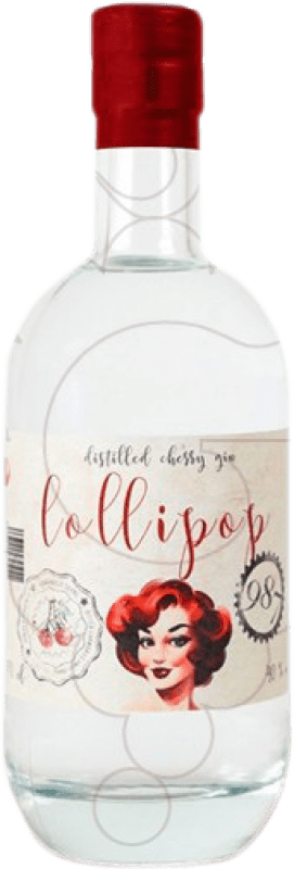 14,95 € Spedizione Gratuita | Genever Gin Lollipop Spagna 70 cl Cherry — Ciliegia
