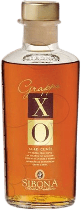 28,95 € Envio grátis | Aguardente Grappa Sibona X.O. Itália Garrafa Medium 50 cl