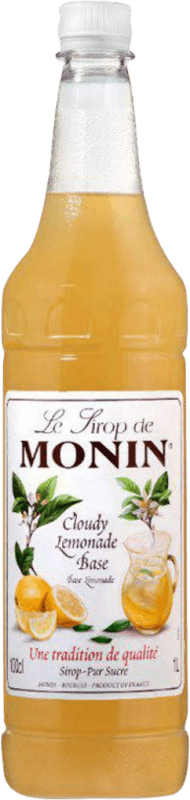 17,95 € Envio grátis | Schnapp Monin Sirope Limonada Cloudy Lemonade Base França Garrafa 1 L Sem Álcool
